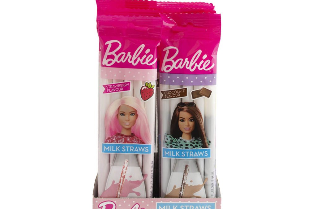 Barbie Milk Straws