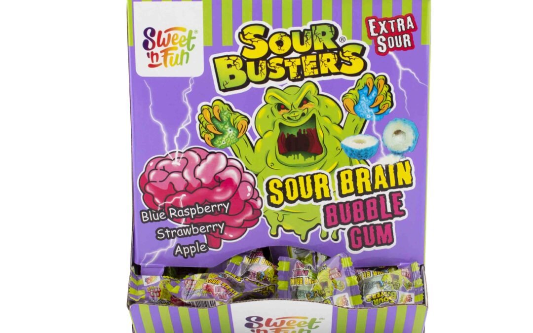 Sour Busters bubble gum